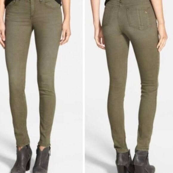 rag & bone Denim - RAG & BONE The Skinny Jeans Dist Fatigue 25